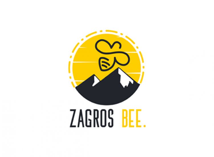 طراحی نشان عسل زنبور زاگرس